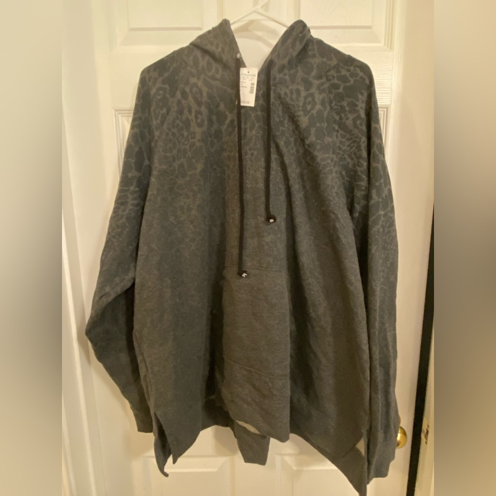 Maurices Dark Leopard Hoodie